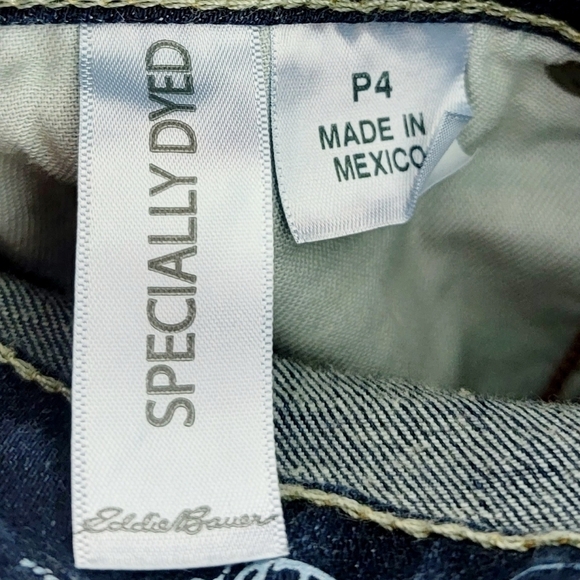 Eddie Bauer Especially Died Curvy Boot Cut Women's Jeans Size P4 - Picture 6 of 6